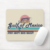 Golf van Mexico blijft zout en weerstaat vissen Muismat (Met muis)