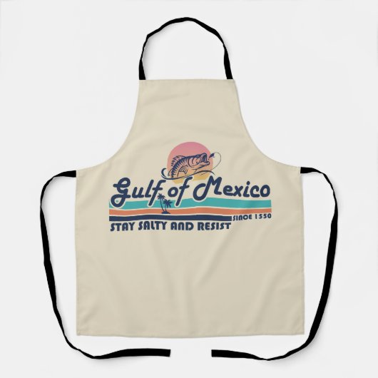 Golf van Mexico blijft zout en weerstaat vissen Schort (Voorkant)
