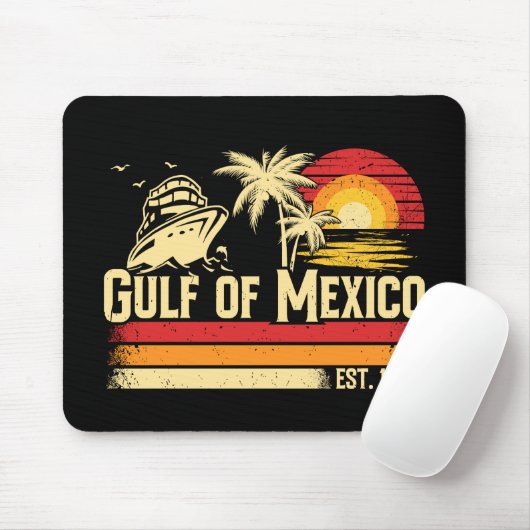 Golf van Mexico blijft zout  Muismat (Met muis)