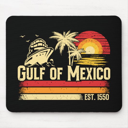 Golf van Mexico blijft zout  Muismat (Voorkant)