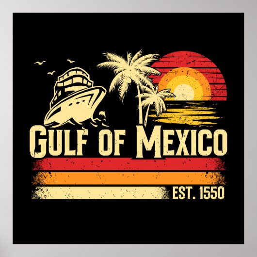 Golf van Mexico blijft zout Poster (Voorkant)