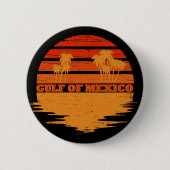 Golf van Mexico blijft zout  Ronde Button 5,7 Cm (Voorkant)