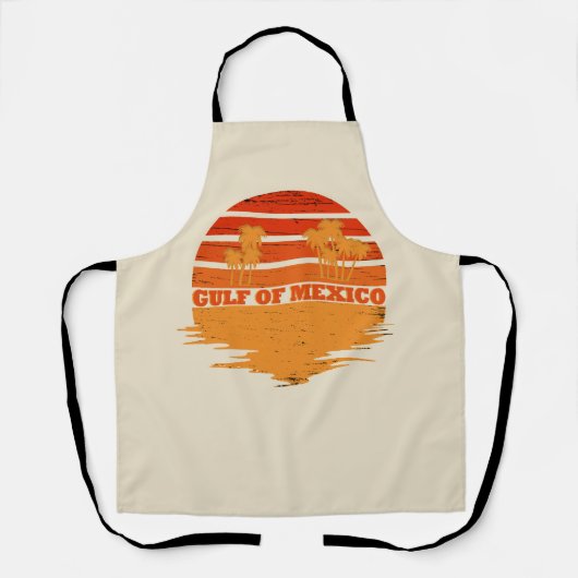 Golf van Mexico blijft zout  Schort (Voorkant)