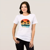 Golf van Mexico blijft zout  Tri-Blend Shirt (Voorkant volledig)