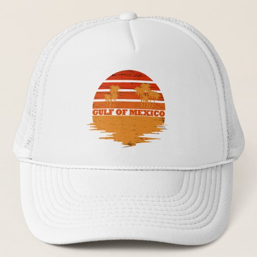 Golf van Mexico blijft zout  Trucker Pet (Voorkant)