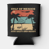 Golf van Mexico blijft zoute weerstand bieden Blikjeskoeler (Voorkant)