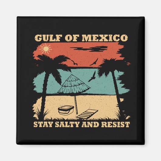 Golf van Mexico blijft zoute weerstand bieden Magneet (Voorkant)