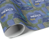 Golf van Mexico Cadeaupapier (Rol Hoek)