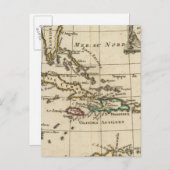 Golf van Mexico, Caribische eilanden Briefkaart (Voorkant / Achterkant)