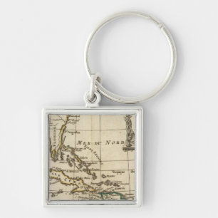 Golf van Mexico, Caribische eilanden Sleutelhanger