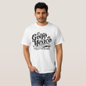 Golf van Mexico – De Originele Elegante Oceaan T-shirt (Voorkant volledig)