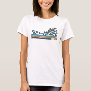 Golf van Mexico Est 1550 Retro Beach Golf van Mexi T-shirt