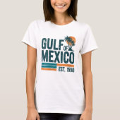 Golf van Mexico Est 1550 Retro  Beach T-shirt (Voorkant)