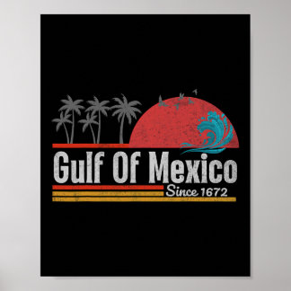  Golf van Mexico Est.1772 Graphic Poster