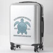 Golf van Mexico ESTD 1550 Blijf zout en verzet Sticker (Koffer)