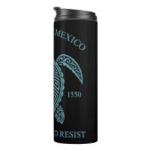 Golf van Mexico ESTD 1550 Blijf zout en verzet Thermosbeker (Geroteerd rechts)