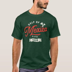 Golf van Mexico Este. 1550 Mexicaans erfgoed T-shirt