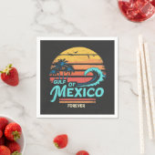 Golf van Mexico Forever Beach Mexicaans Servet (Insitu)
