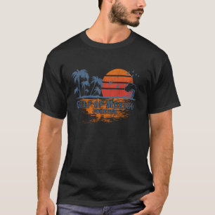 Golf van Mexico Geschat 1550 Retro Vintage Strand T-shirt