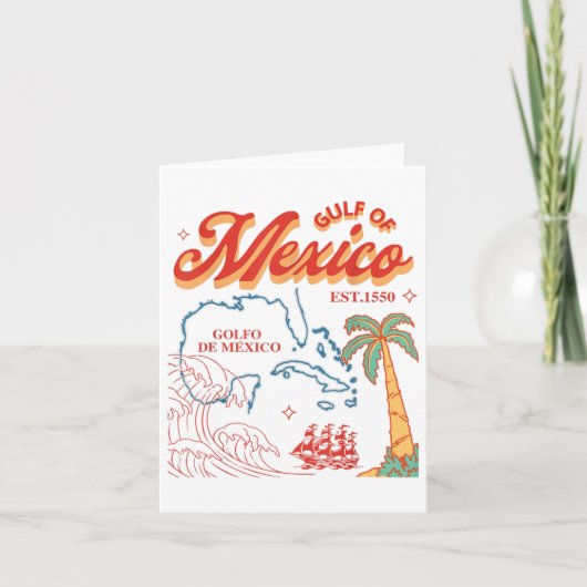 Golf van Mexico Kaart (Voorkant)