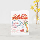 Golf van Mexico Kaart (Gele Bloem)