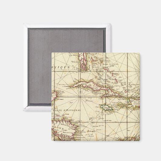 Golf van Mexico Magneet (Voorkant / Achterkant)