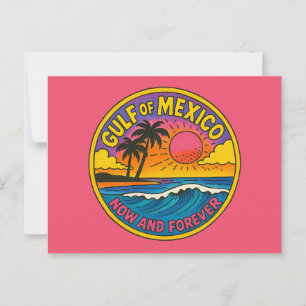 Golf van Mexico nu en voor altijd Ocean Art Briefkaart