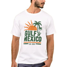 Golf van Mexico-Oost. 1550 -  tropisch strand