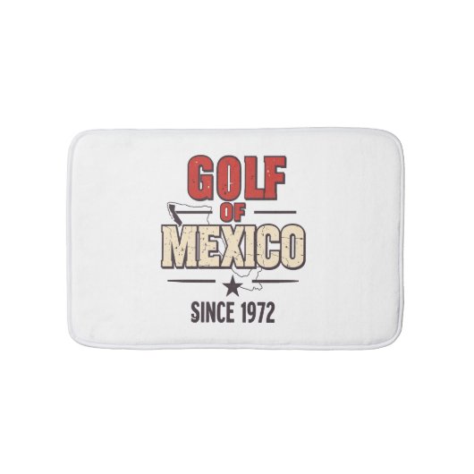 Golf van Mexico' Parodie met  Badmat (Voorkant)