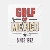 Golf van Mexico' Parodie met  Fleece Deken (Voorkant)