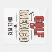 Golf van Mexico' Parodie met  Fleece Deken (Voorkant (Horizontaal))