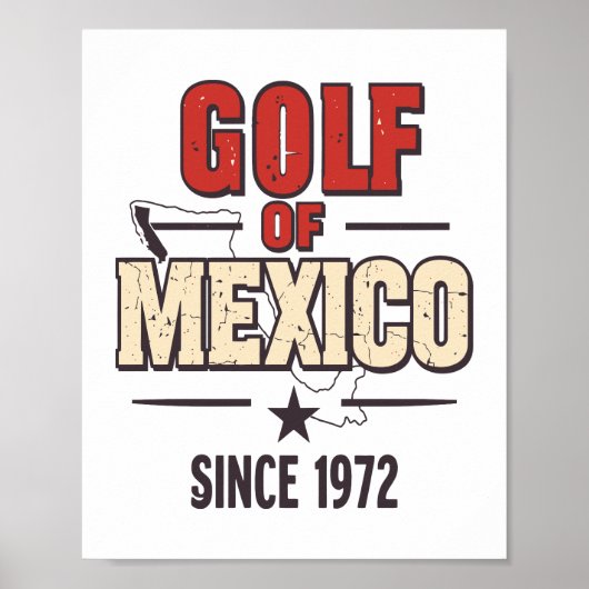 Golf van Mexico' Parodie met  Poster (Voorkant)