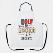 Golf van Mexico' Parodie met  Schort (Voorkant)