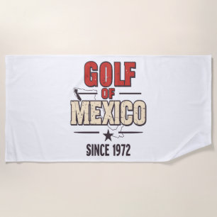 Golf van Mexico' Parodie met Strandlaken