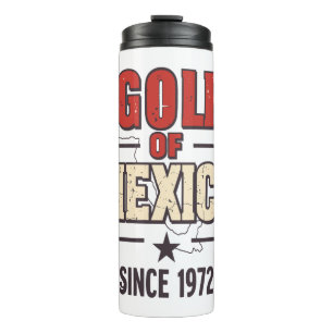 Golf van Mexico' Parodie met Thermosbeker