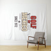 Golf van Mexico' Parodie met  Wandkleed (In Situ (horizontaal))