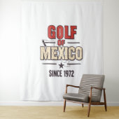 Golf van Mexico' Parodie met  Wandkleed (In situ)