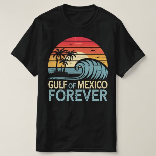 Golf van Mexico Shirt Beach leven T-shirt (Design voorkant)