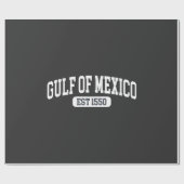 Golf van Mexico Sinds 1550 Amerikaanse Humor Cadeaupapier (Vlak)