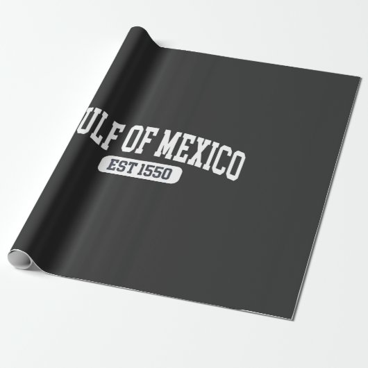 Golf van Mexico Sinds 1550 Amerikaanse Humor Cadeaupapier (Uitgerold)