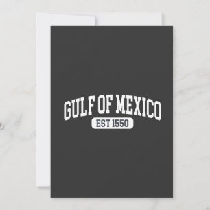Golf van Mexico Sinds 1550 Amerikaanse Humor Kaart