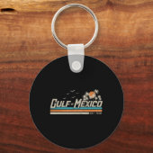 Golf van Mexico sinds 1550 Retro BE Sleutelhanger (Voorkant)