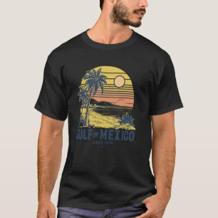 Golf van Mexico Sinds 1550 Retro  Beach Golf T-shirt