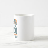  Golf van Mexico sinds 1550 Retro Beach Koffiemok (Center)