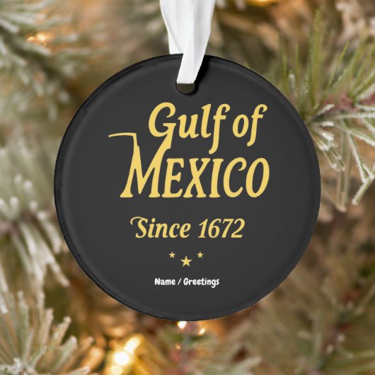 Golf van Mexico Sinds 1672, Diepe Duik in de Gesch Ornament (Boom)