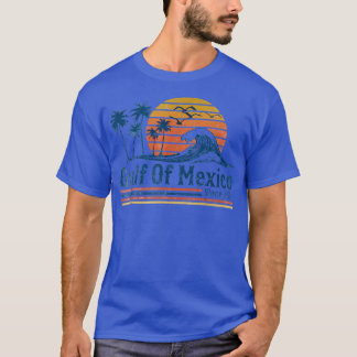Golf van Mexico sinds 1672 Retro  Beach5 T-shirt