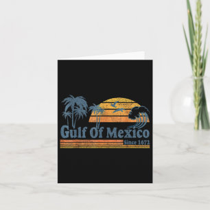 Golf van Mexico sinds 1672 Retro Beach Kaart