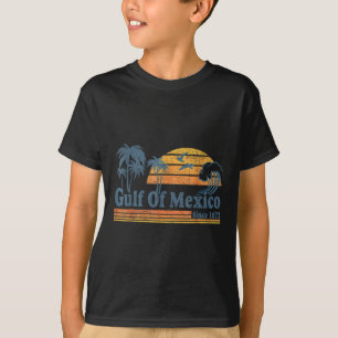 Golf van Mexico sinds 1672 Retro Vintage Strand T-shirt