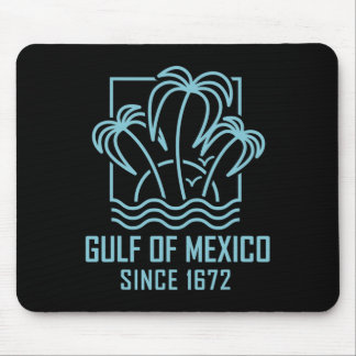 Golf van Mexico sinds 1672 Retro  zonsondergang &  Muismat