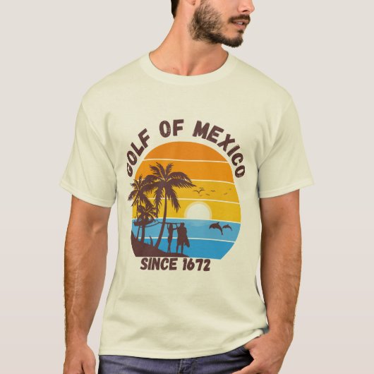 GOLF VAN MEXICO SINDS 1672 T-SHIRT (Voorkant)
